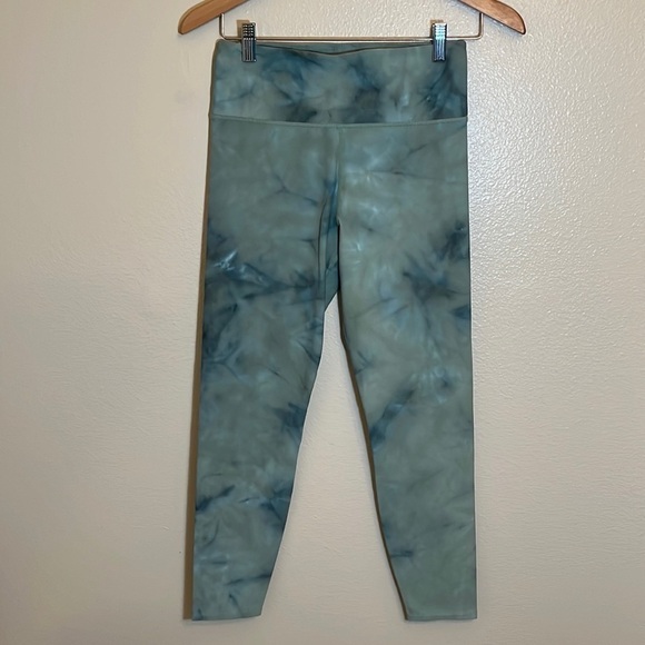 Joy Lab Green Tie Dye Athletic Legging - Picture 1 of 12